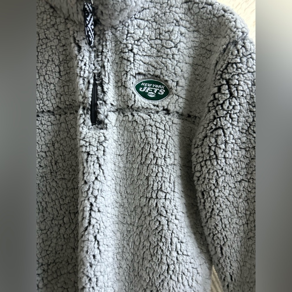 Official NFL Jets Sherpa Jacket - Picture 4 of 6